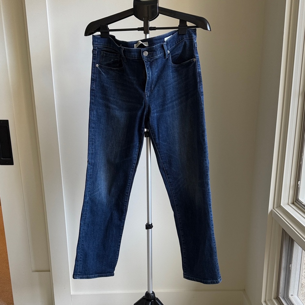 Banana Republic Women's Dark Blue Straight Leg Jeans